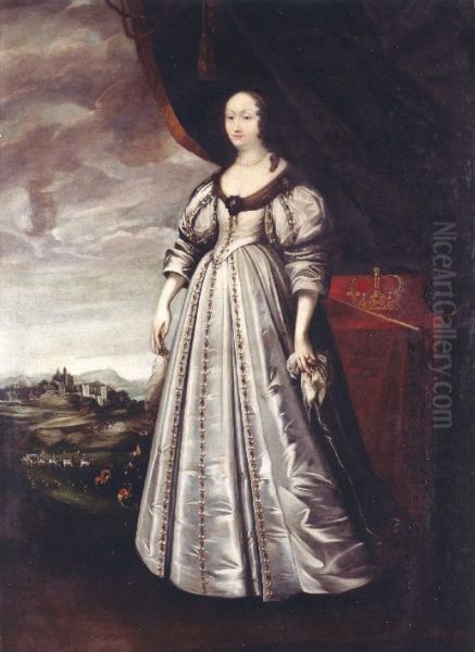 Portrait of Marie Louise Gonzaga de Nevers. - view 1