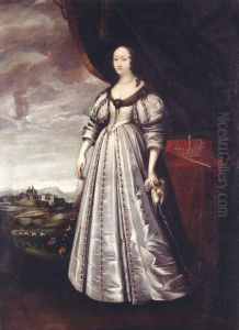 Portrait of Marie Louise Gonzaga de Nevers. Portrait of Marie Louise Gonzaga de Nevers.