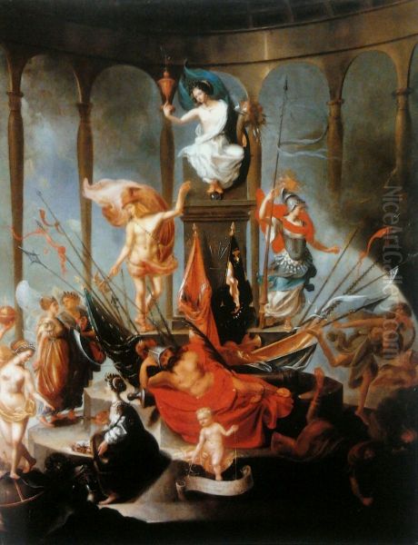 Allegory of peace triumphant over the war. - view 1