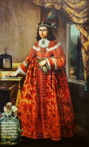 Portrait of Helena Opalinska nee Zebrzydowska. Portrait of Helena Opalinska nee Zebrzydowska.