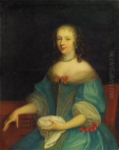 Portrait of Marie Louise Gonzaga de Nevers, Queen of Poland.