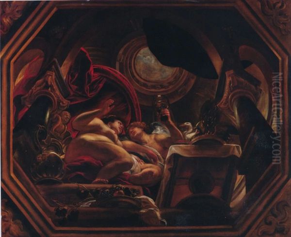 The love of Psyche and Cupid - view 1