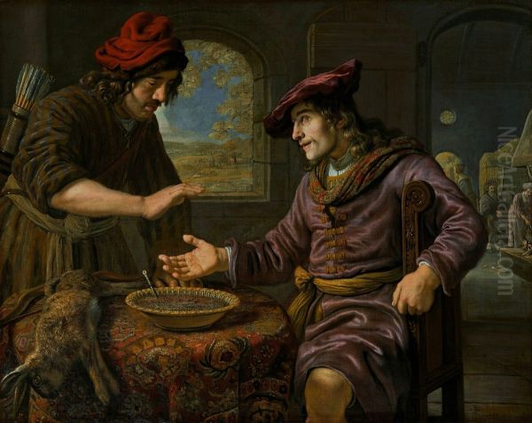 Esau and the mess of pottage. - view 1