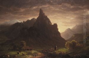 In the Simmental, Switzerland by Thomas Cole