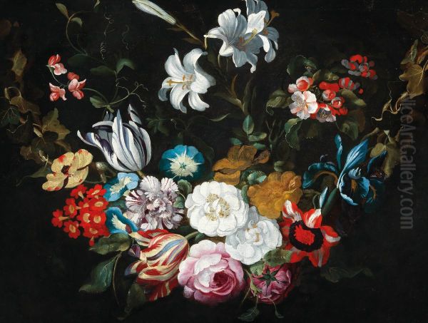 Garland of flowers - view 1