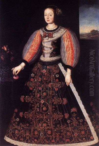 Portrait of Princess Anna Julianna Eszterhazy, Wife of Count Ferenc Nadasdy - view 1