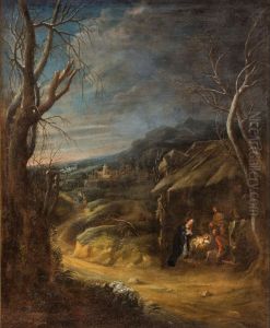 Nativity with the Flight into Egypt by Daniel van Heil
