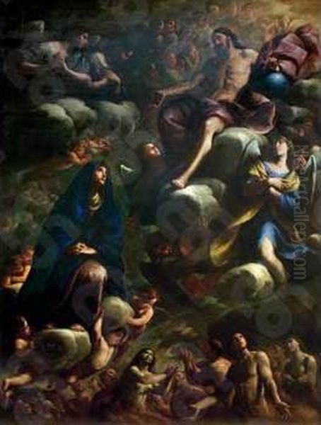 The Virgin intercedes for the Souls in Purgatory - view 1