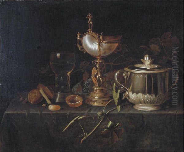 Porringer and Nautilus Cup - view 1