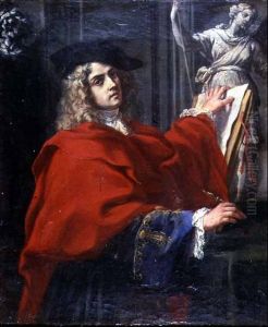 Self-portrait by Pier Leone Ghezzi
