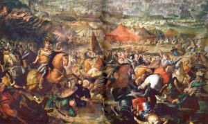Battle of Vienna. by Martino Altomonte