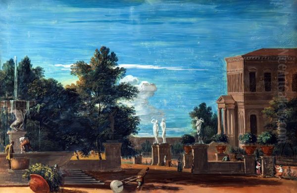 View of the park of a villa - view 1