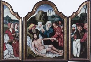 The lamentation over the dead Christ