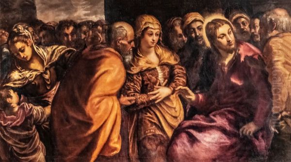 Christ and the adulteress - view 1