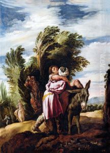 The parable of the Good Samaritan by Domenico Fetti
