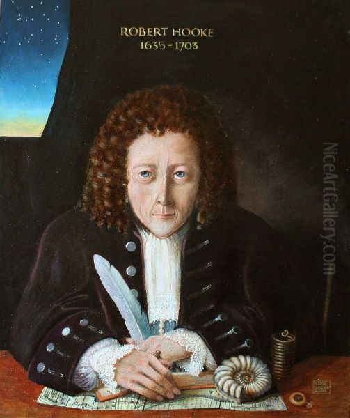 Portrait of Robert Hooke - view 1