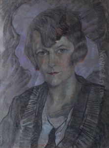 Portrait of Halina Krahelska Portrait of Halina Krahelska