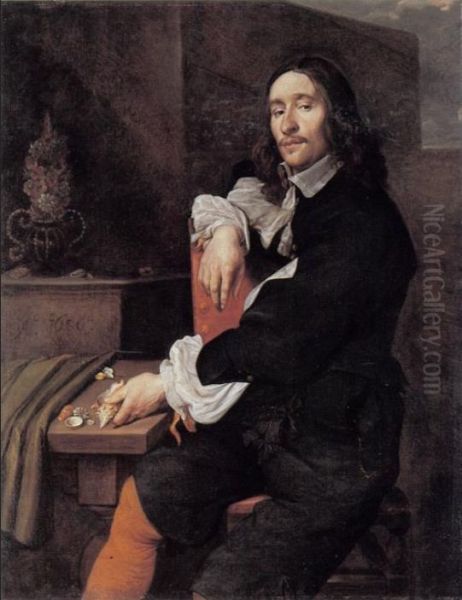Portrait of an unknown shell collector - view 1