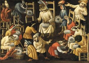 The embroidery class by Master Of The Fertility Of The Egg