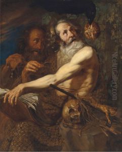 Saint Paul the Hermit and Anthony Abbot by Jodocus van Hamme