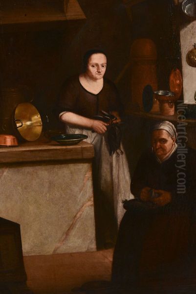 Women at work in the kitchen - view 1
