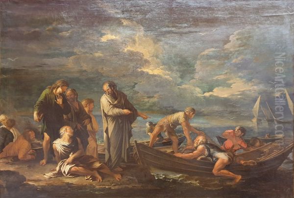 Pythagoras and the fishermen - view 1