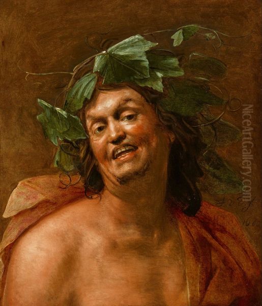 Bacchus with an ivy crown - view 1
