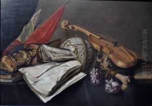 Vanitas still life by Jan van Dalen (II)