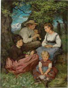 Spring rest by Hans Thoma