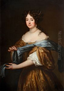 Portrait of Konstancja Krystyna Wielopolska nee Komorowska by Pierre Mignard I