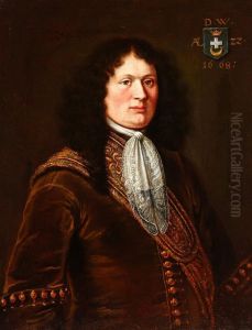 Bildnis David Wurstemberger (1647-1695), CC 1680, Herr zu Kehrsatz. Bildnis David Wurstemberger (1647-1695), CC 1680, Herr zu Kehrsatz.