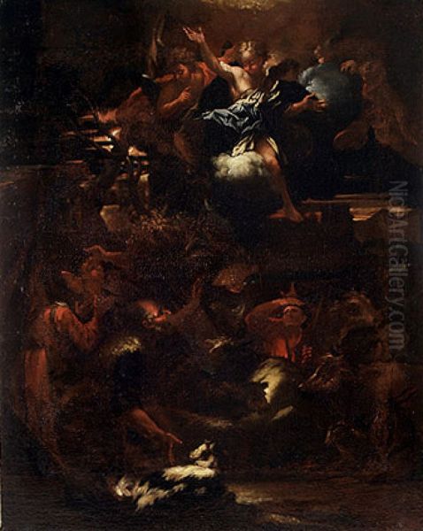 Annunciation to the shepherds - view 1