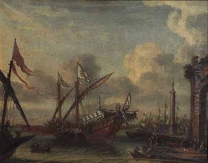 A Galley off a Mediterranean Port