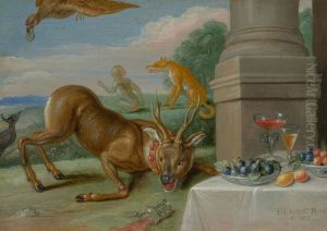 Four scenes from Aesop's fables, The sick roebuck