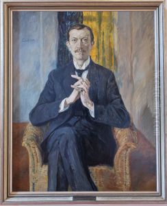 Portrat von Karl Ernst Osthaus by Bernhard Pankok