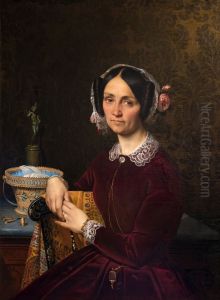 Portrait of Madame BlondelFrancais:Portrait de Madame BlondelItaliano:Ritratto di Madame Blondel by Merry-Joseph Blondel