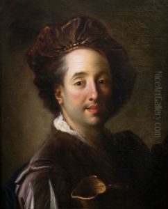 Portrait of a drinkerFrancais:Portrait d'un buveurItaliano:Ritratto di un bevitore