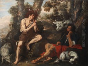 Mercury and Argus by Hendrick de Somer
