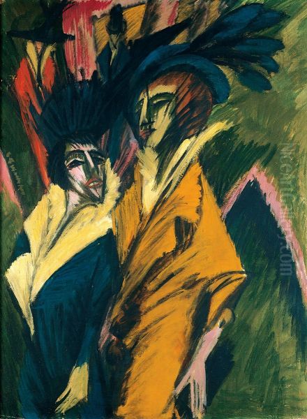 Two Women on the Street - view 1