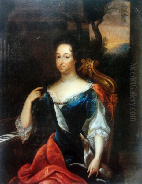 Portrait of a lady as Saint Cecilia. - view 1