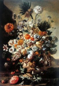Still life with flowers.