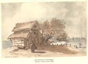 Barn and stream