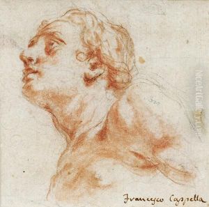 Kopf Mit Schulteransatz Eines Mannes - Ruckseitig: Arm by Francesco Cappella