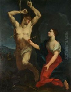 "martirio Di San Sebastiano". by Francesco Cappella