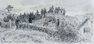 Gudstjeneste ved Arran by Hans Gude
