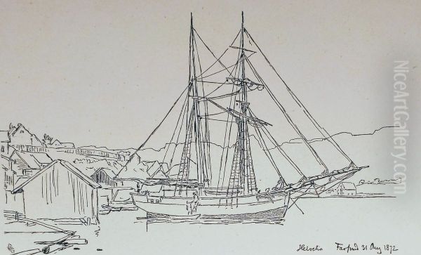 In Farsund's Harbour - view 1