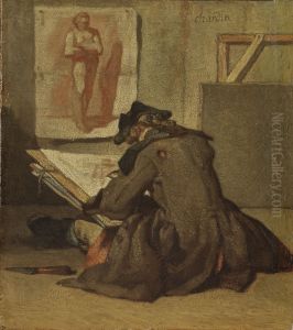 Young Student Drawing