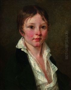 Portrait of a young boy by Aimee Duvivier