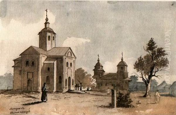 Motryn Monastery - view 1