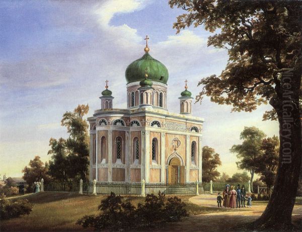Die griechisch-orthodoxe Kirche bei Potsdam - view 1
